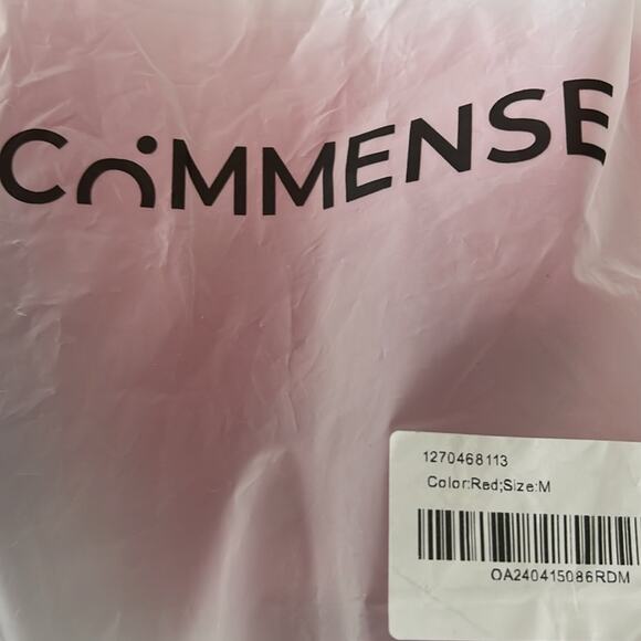 NWT REVOLVE & HOLIDAY VACAY lovers COMMENSE 2 PIECE SWIMSUIT red high waist… - Picture 7 of 8